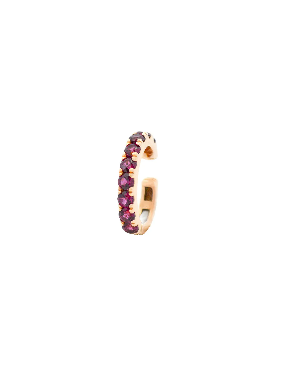 0.76ct Garnet 18K Gold Ear cuff