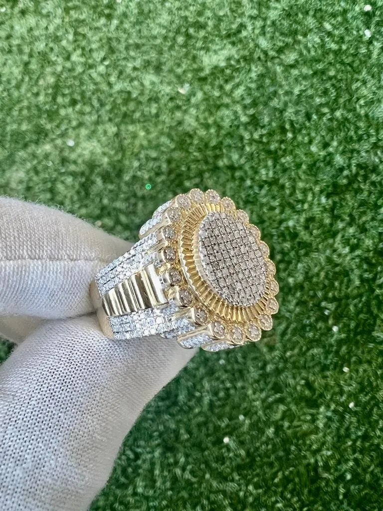 0.99 Ct Diamond Ring | 10k Gold Ring For Men | | Hip-Hop Diamond Ring | Hip-Hop Mens Diamond Ring 11.9 Grams | Big ring | Gift For Him