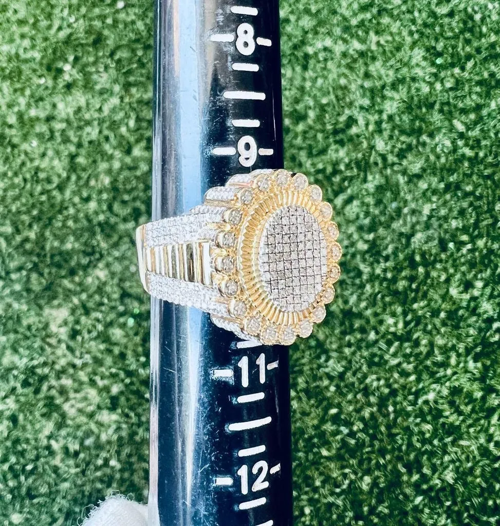 0.99 Ct Diamond Ring | 10k Gold Ring For Men | | Hip-Hop Diamond Ring | Hip-Hop Mens Diamond Ring 11.9 Grams | Big ring | Gift For Him