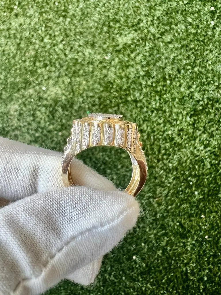0.99 Ct Diamond Ring | 10k Gold Ring For Men | | Hip-Hop Diamond Ring | Hip-Hop Mens Diamond Ring 11.9 Grams | Big ring | Gift For Him
