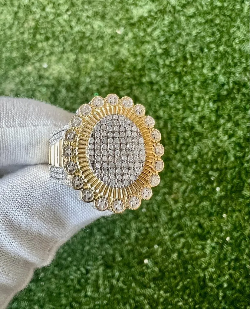 0.99 Ct Diamond Ring | 10k Gold Ring For Men | | Hip-Hop Diamond Ring | Hip-Hop Mens Diamond Ring 11.9 Grams | Big ring | Gift For Him