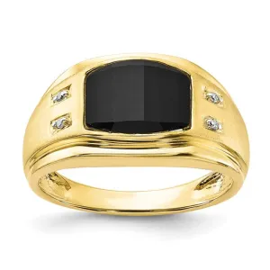 10k Yellow Gold Mens Ring