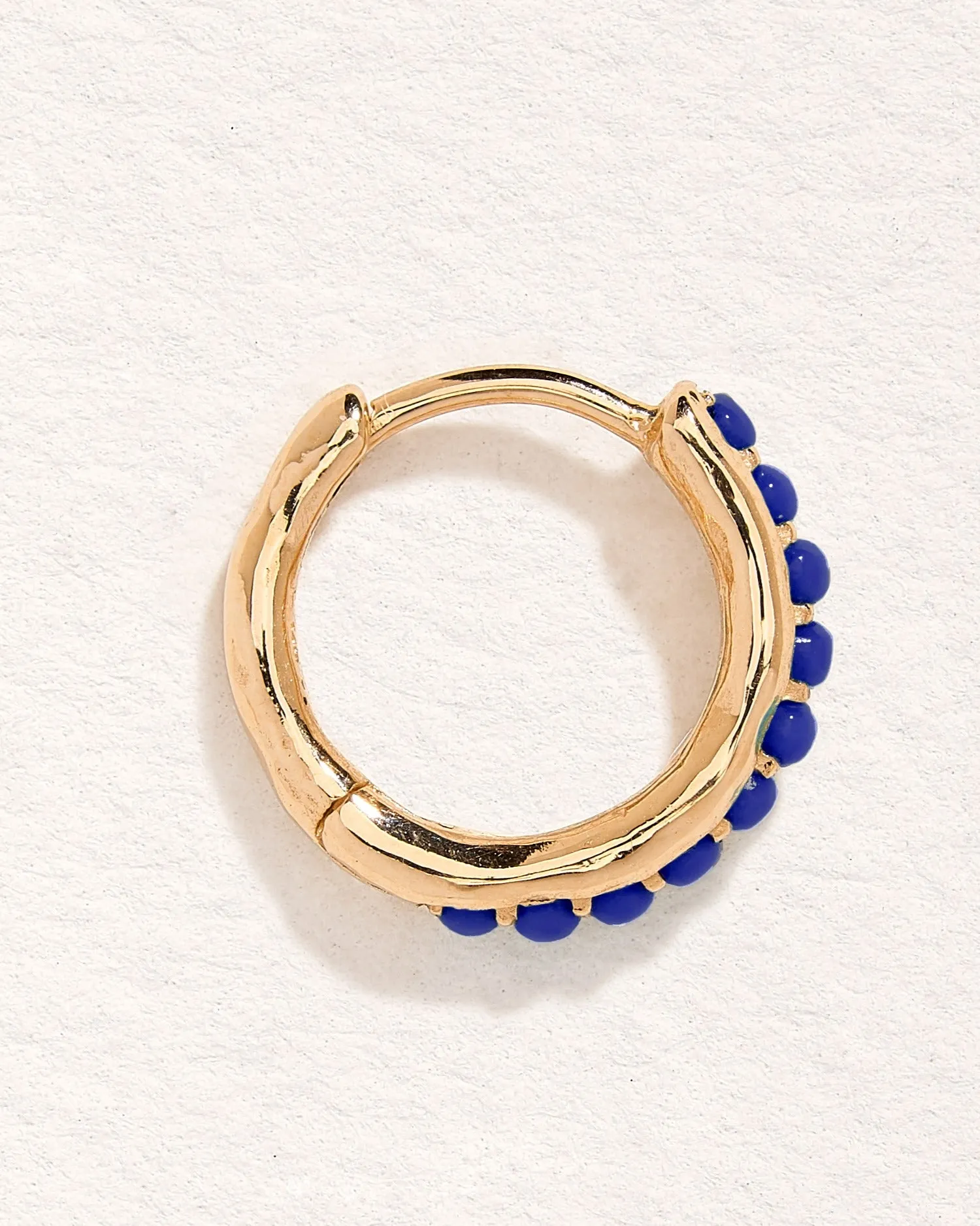 10mm Molten Pavé Huggie
