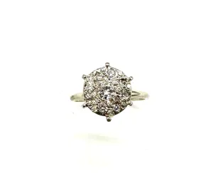 1/2 Ctw Diamond Cluster Ring