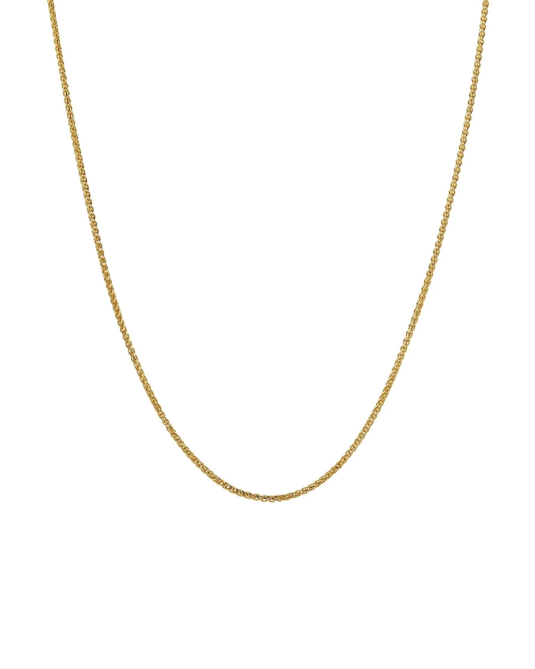 14k Gold Rope Chain Necklace For Locket
