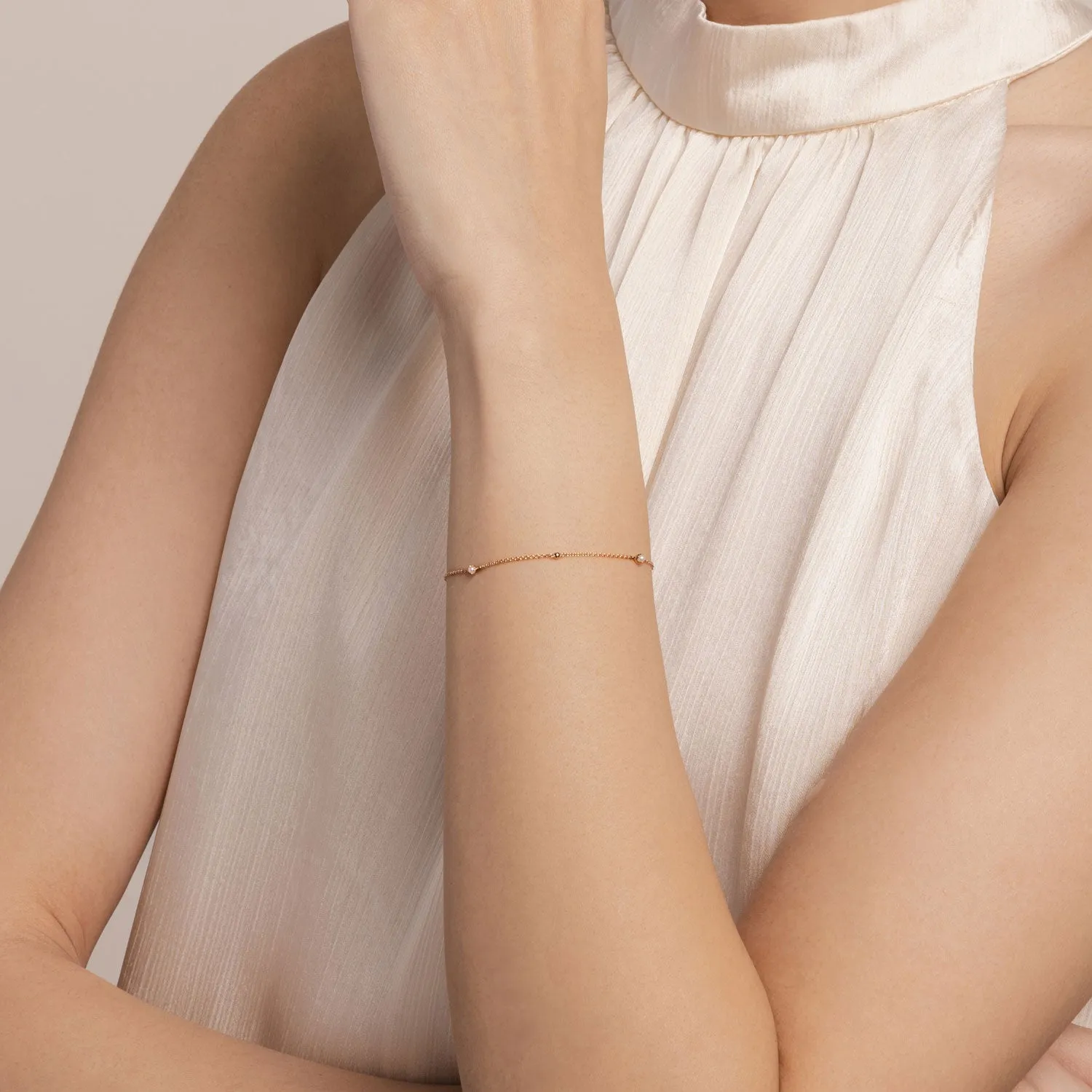 14k Rose Gold Sheila Bracelet