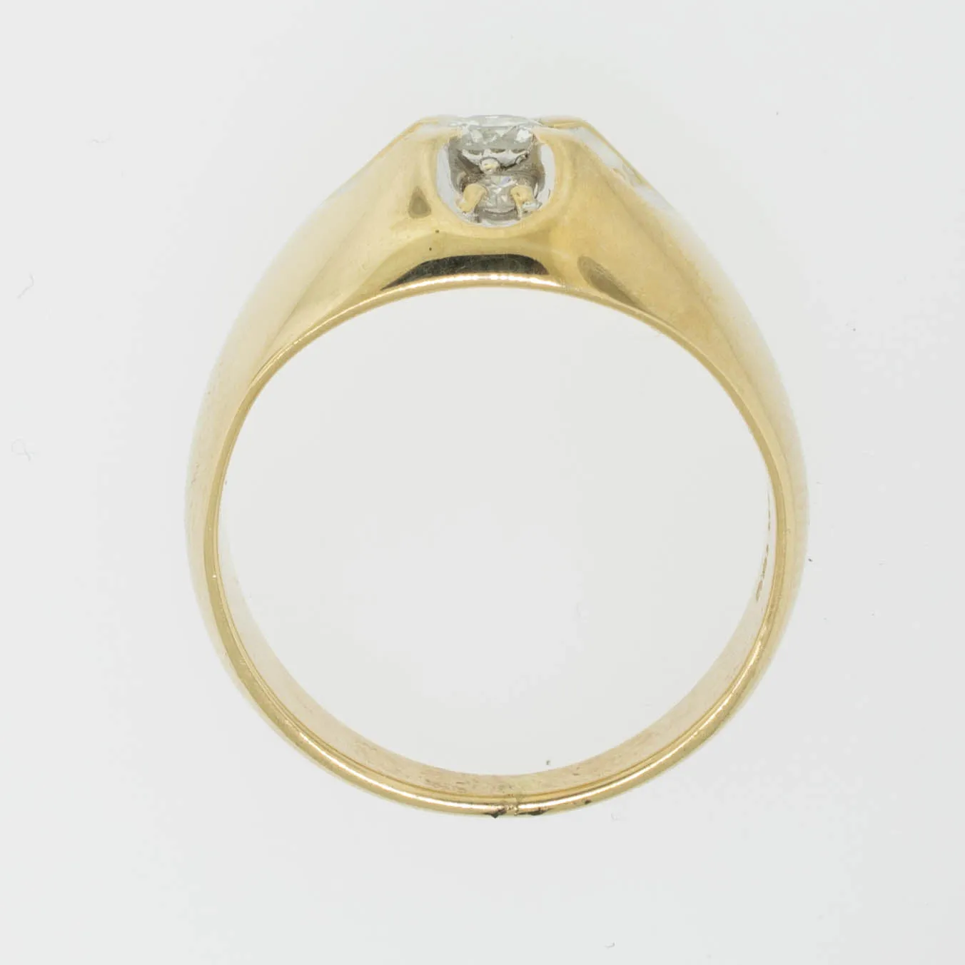 14K Yellow Gold 5 Diamond Cluster Ring ~.47cttw Size 8 Preowned Jewelry