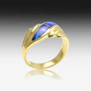 18kt Gold Inlay Opal ring