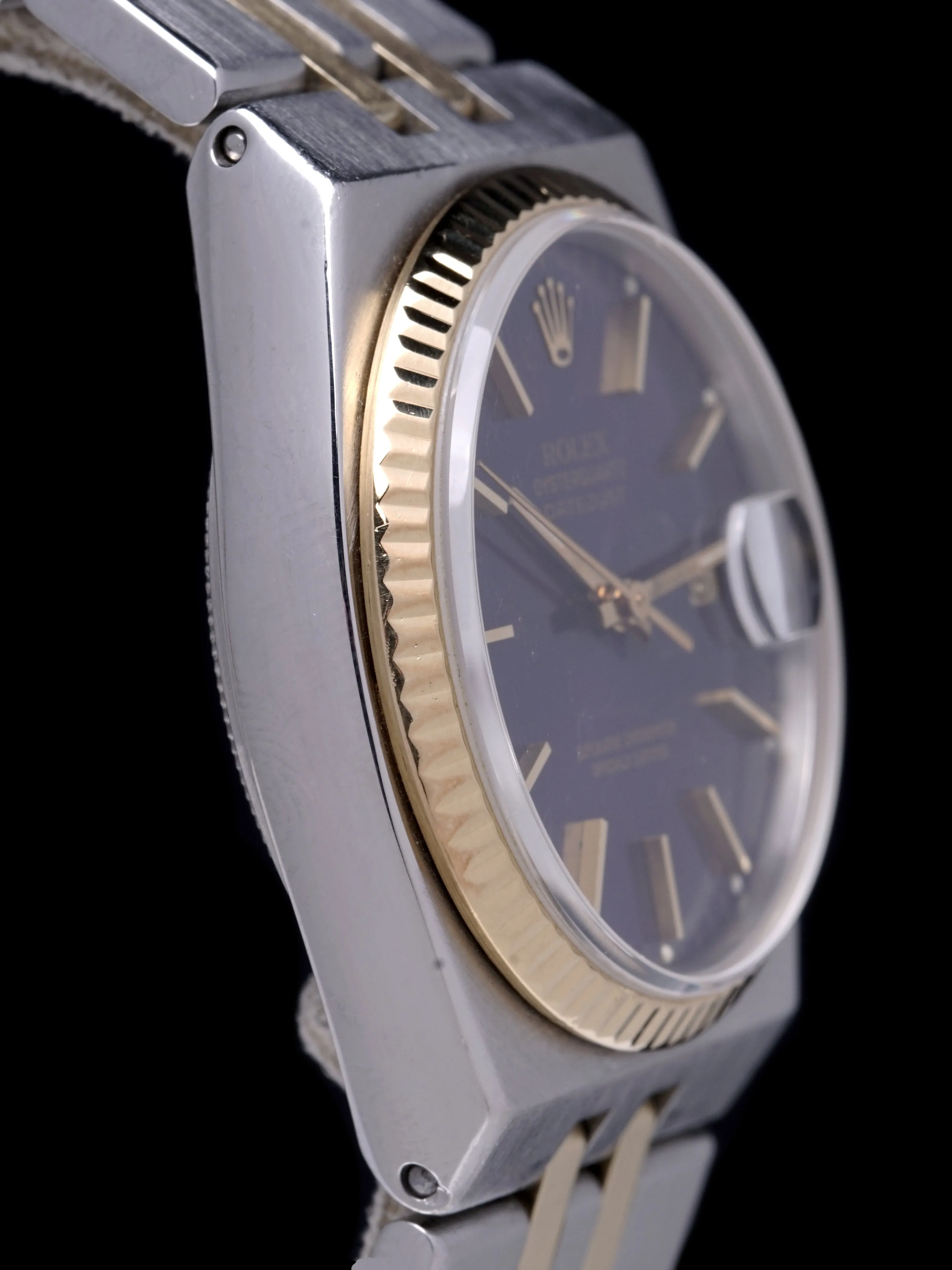 1980 Rolex Two-Tone Oysterquartz Datejust (Ref. 17013) "Purple Dial" With Box, Papers, and RSC Papers
