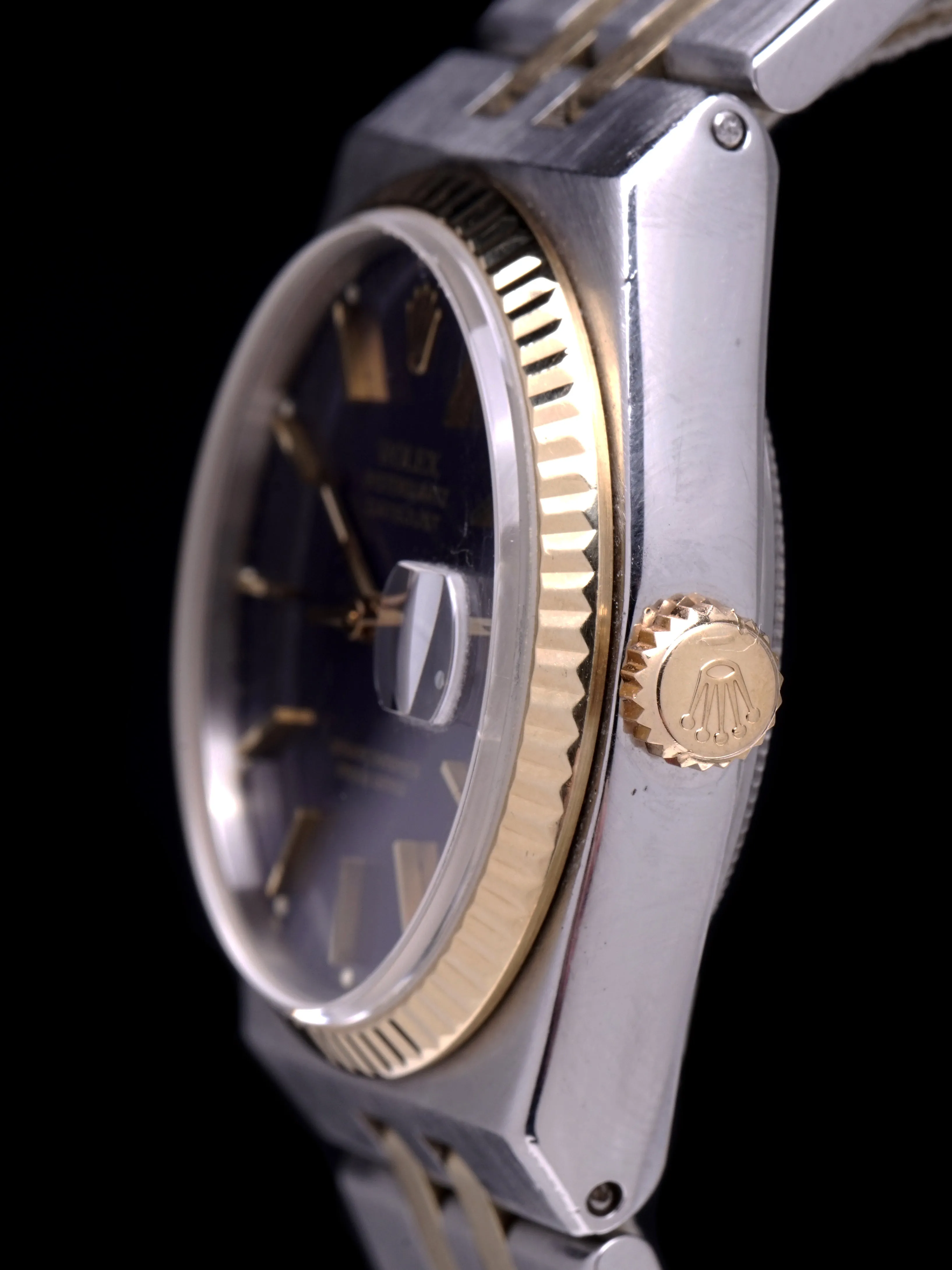 1980 Rolex Two-Tone Oysterquartz Datejust (Ref. 17013) "Purple Dial" With Box, Papers, and RSC Papers