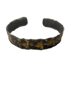 24k additions to fine silver cuff