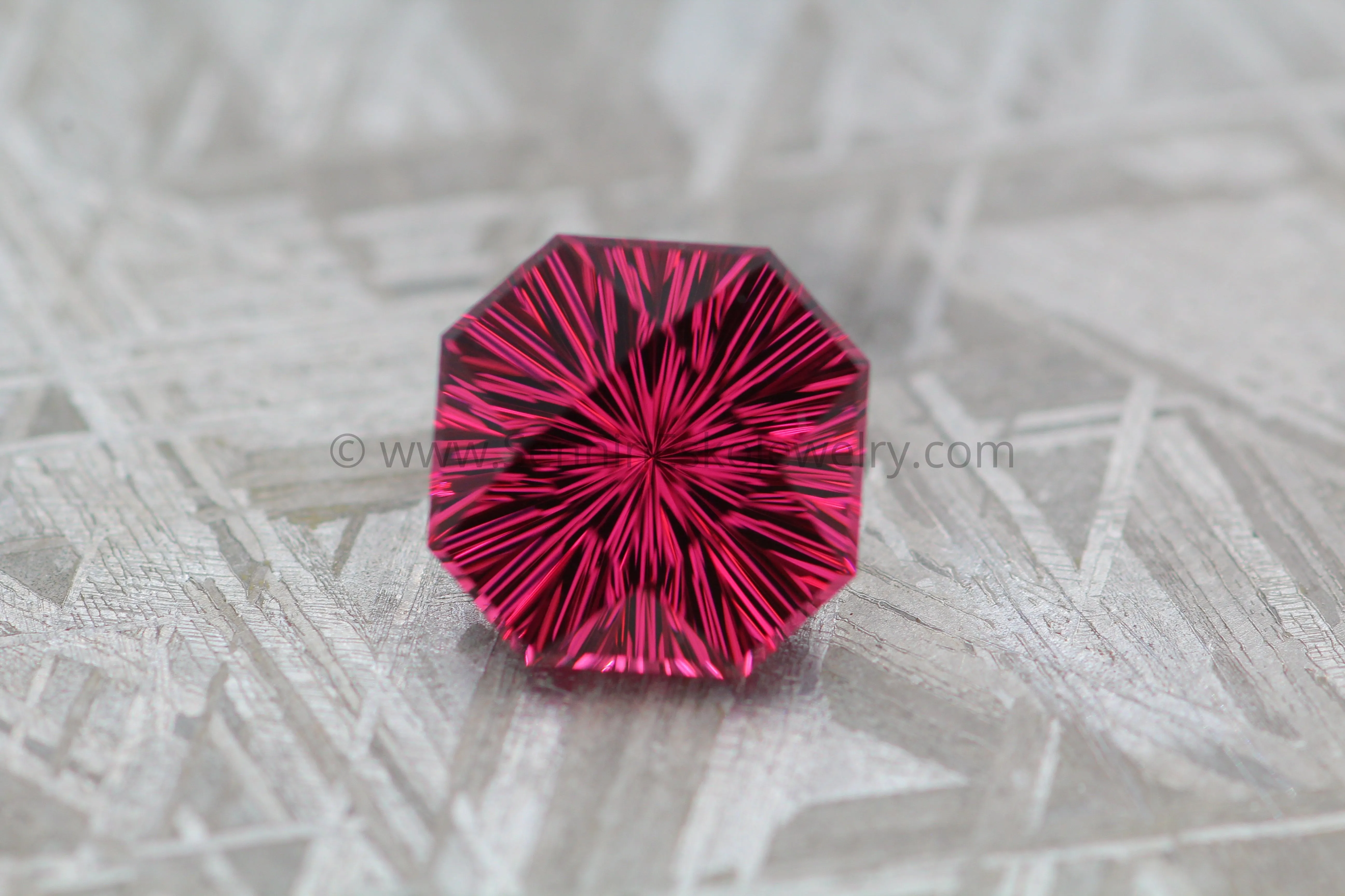 3.3 Carat Umbalite Garnet - 8.5x9mm - Fantasy Cut Square Octagon