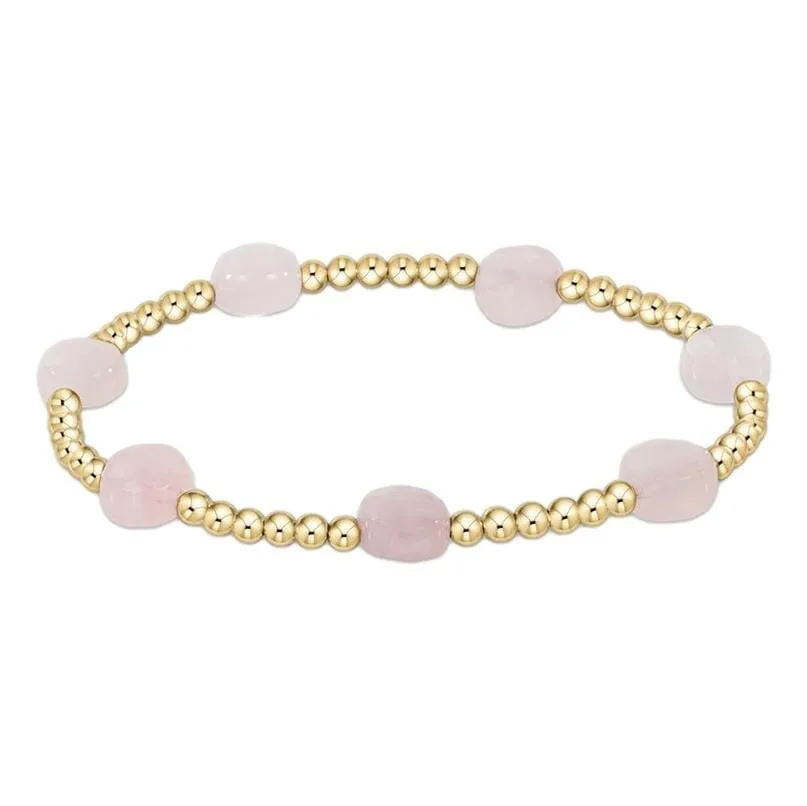 Admire Gold 3mm Bead Bracelet - Gemstones