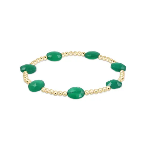 Admire Gold 3mm Bead Bracelet - Gemstones