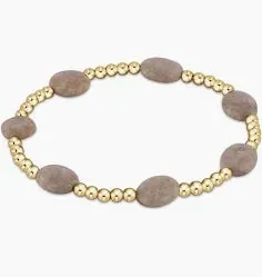 Admire Gold 3mm Bead Bracelet - Gemstones