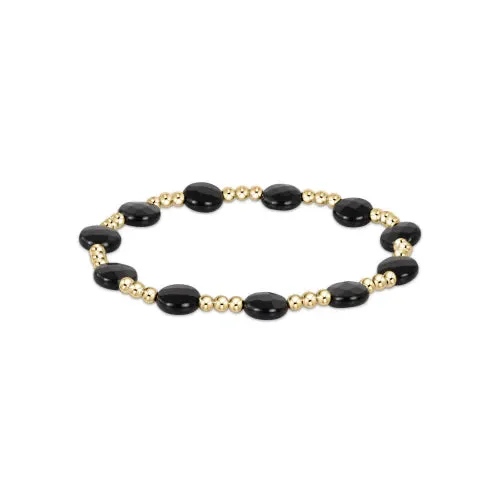 Admire Gold 3mm Bead Bracelet - Gemstones