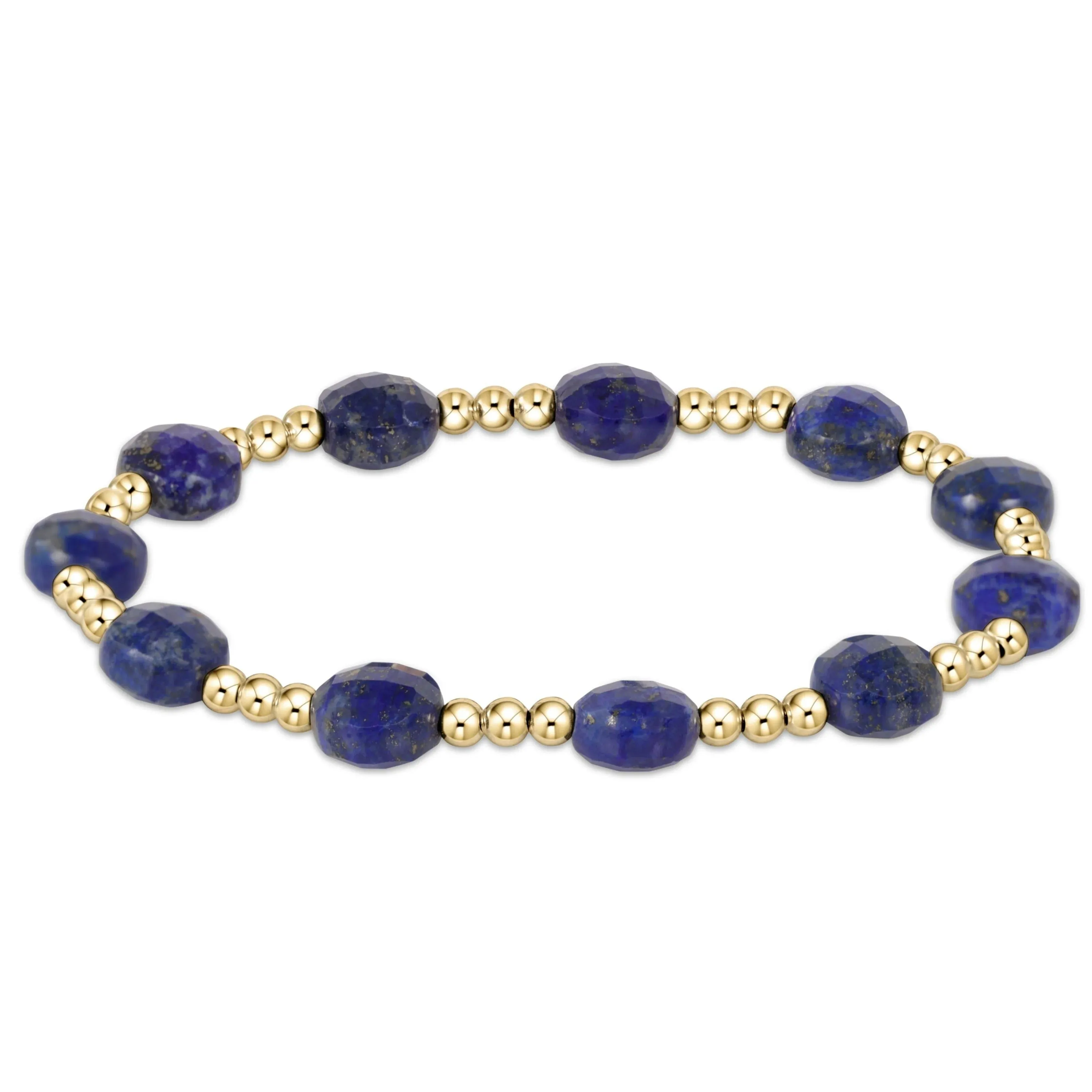 Admire Gold 3mm Bead Bracelet - Gemstones