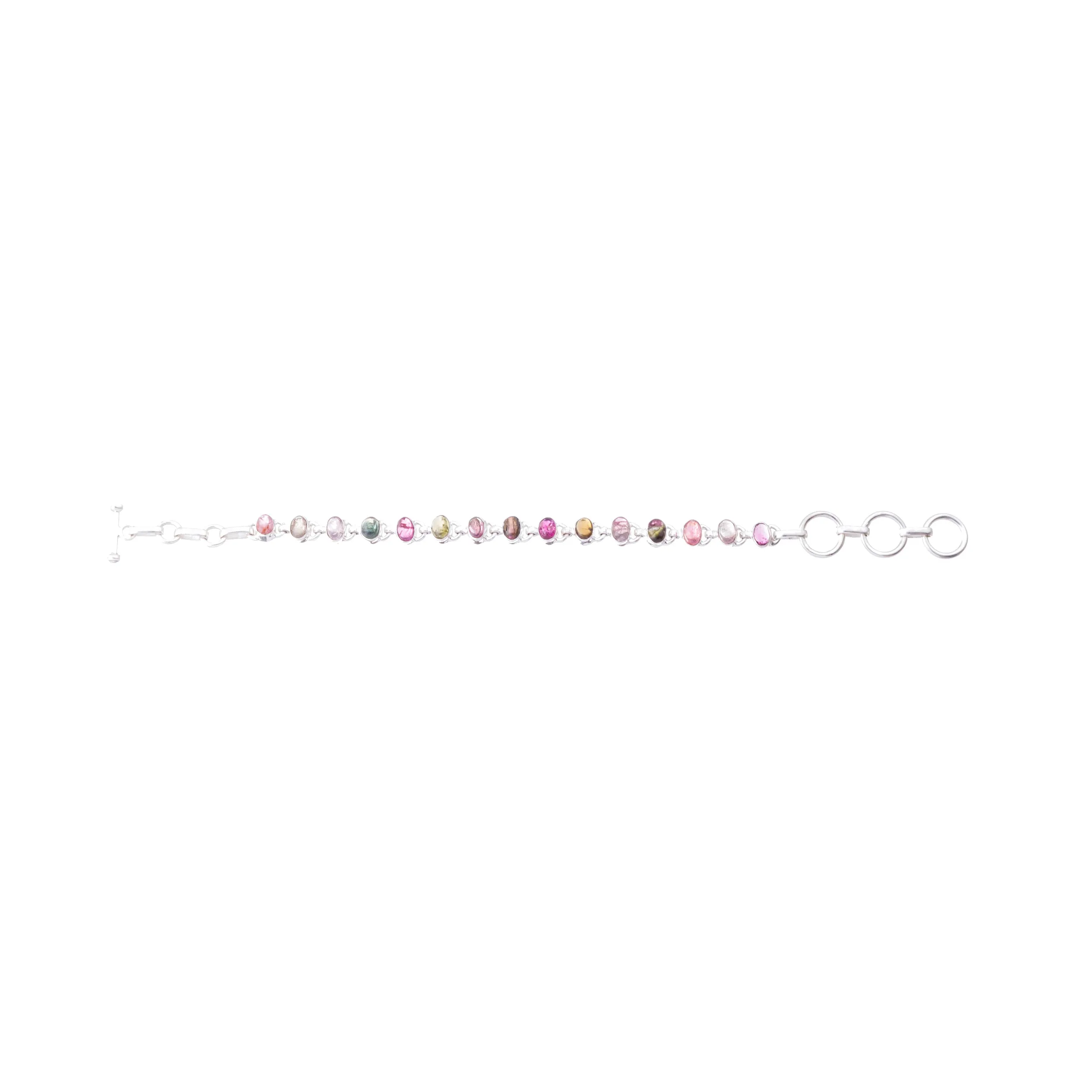 Alina Multi Tourmaline Bracelet, Sterling Silver