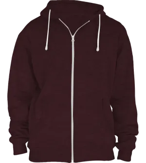 American Apparel MT497 Salt and Pepper Zip Hoodie