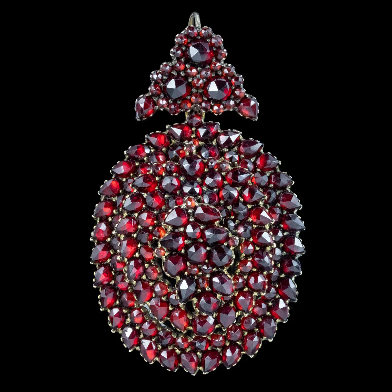 Antique Victorian Bohemian Garnet Locket