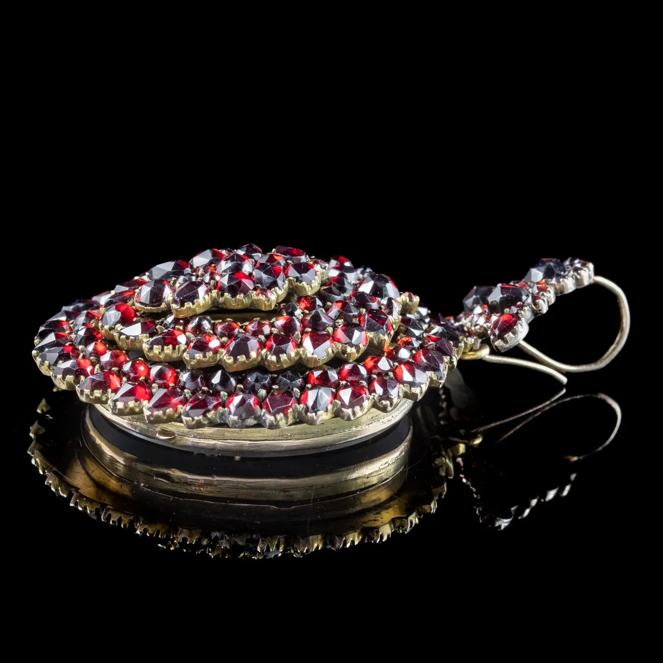 Antique Victorian Bohemian Garnet Locket