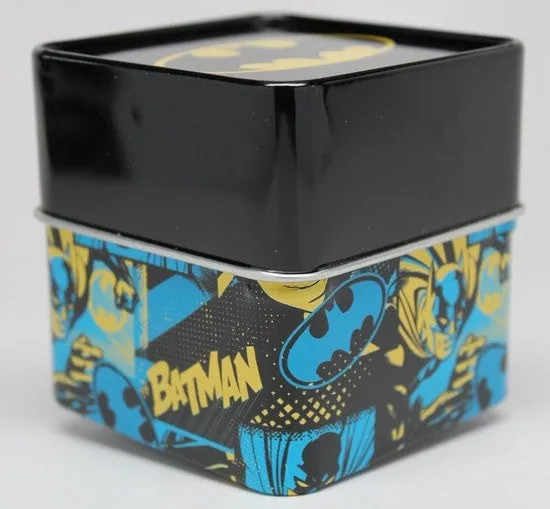 Batman Logo Watch with Black Metal Bracelet Band (BAT8025)