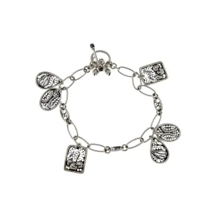 Belle Nouveau Sterling Silver Charm Bracelet