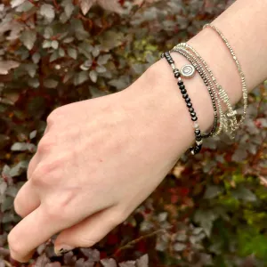 Black Bud Bracelet
