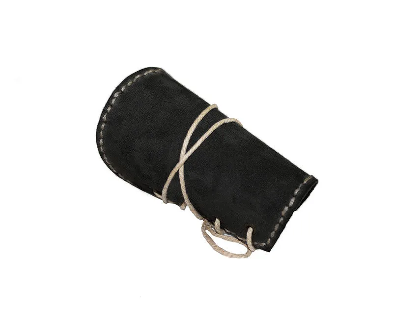 Black Suede Wrap Cuff - The Monaco