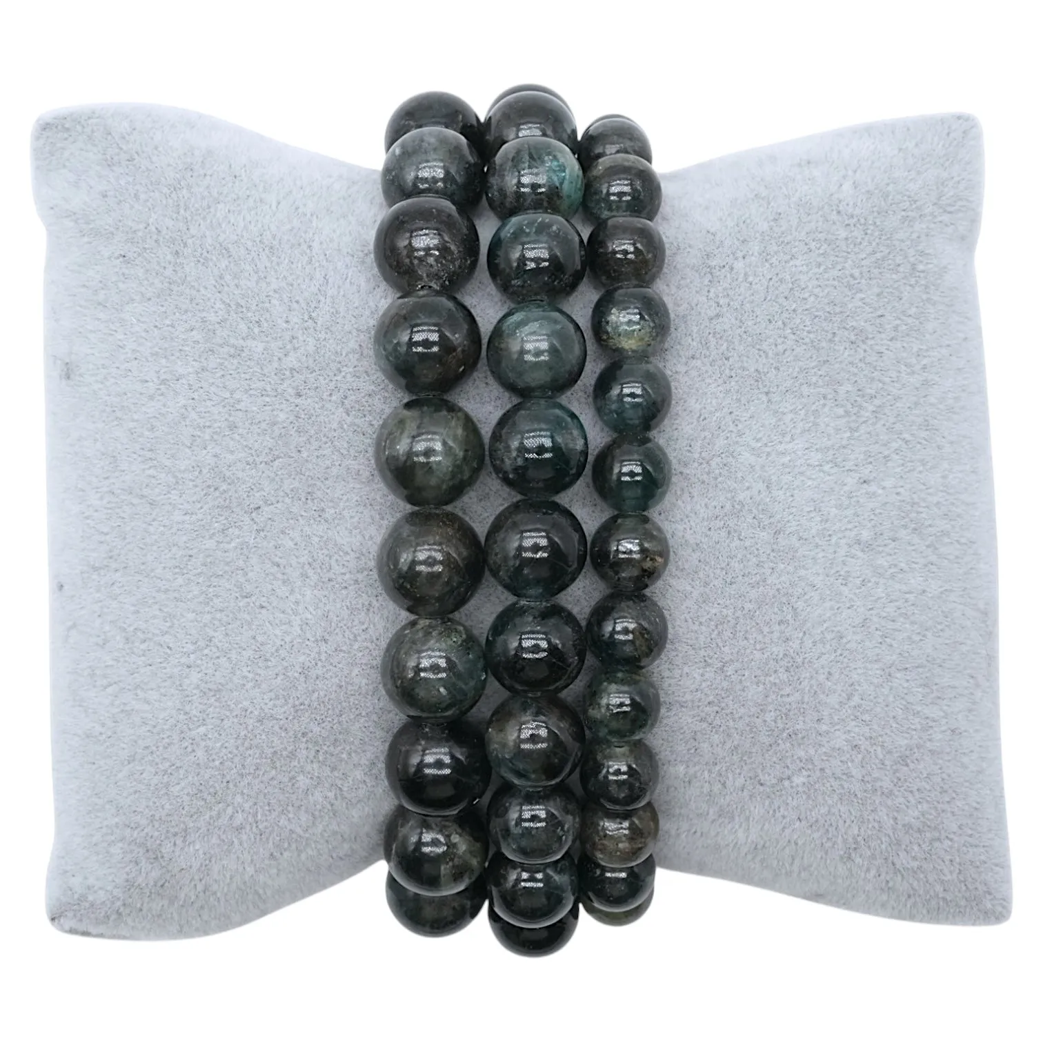 Bracelet Cyanite verte A 