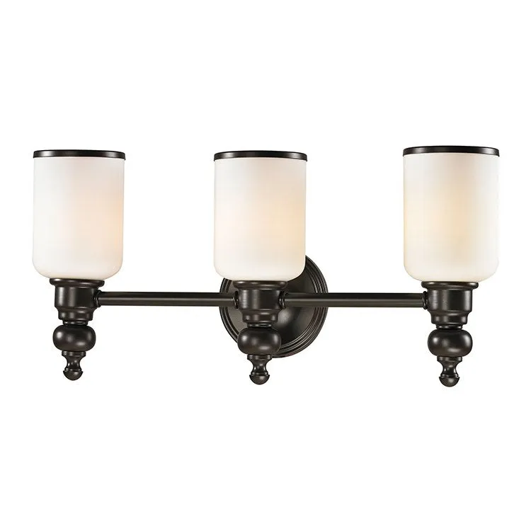 Bristol Way Three-Light LED Bathroom Vanity Fixture
