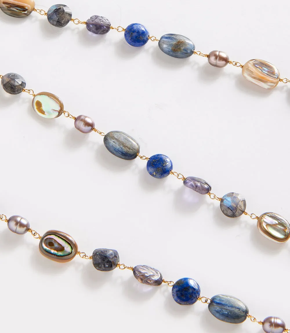 Chan Luu Blue Gemstone Necklace