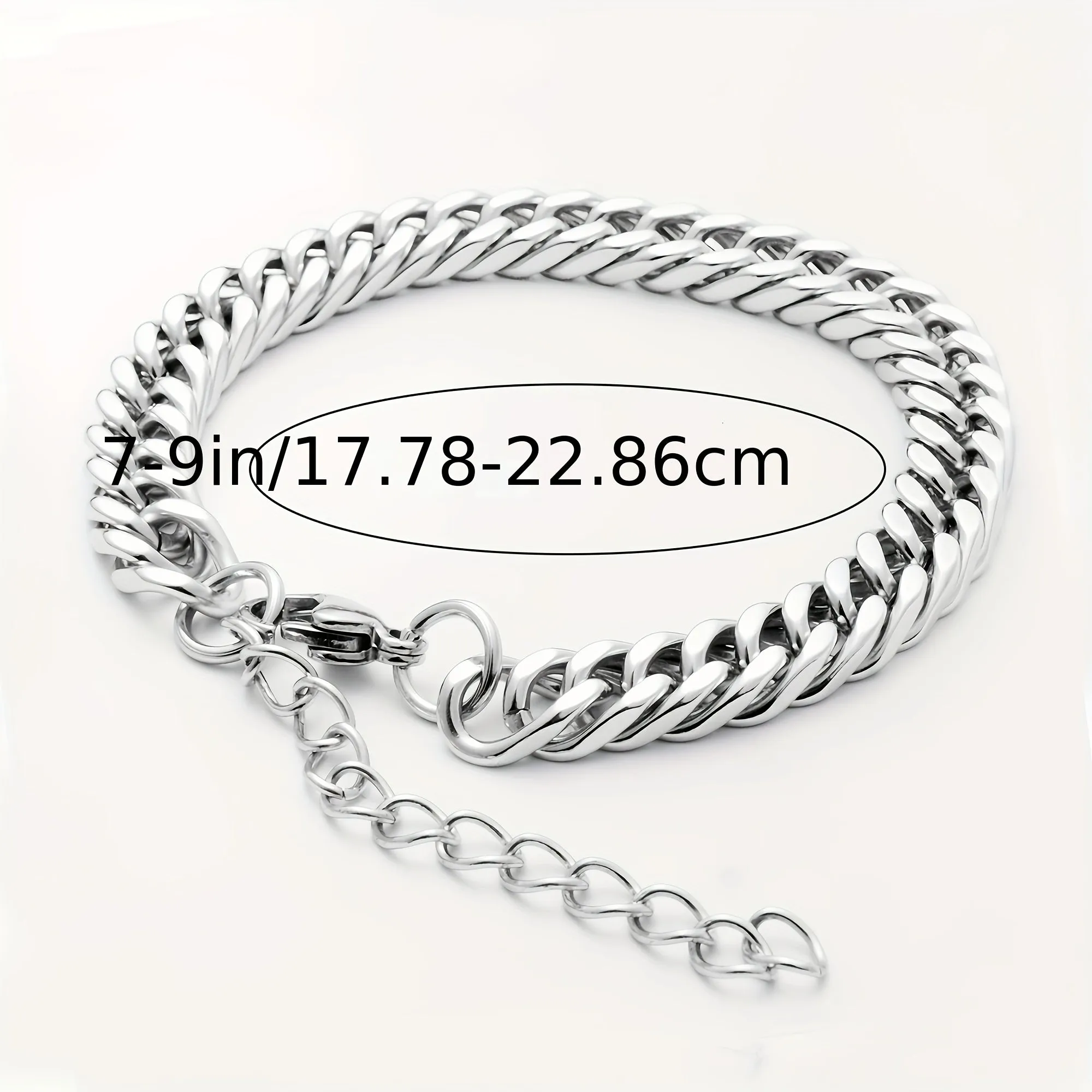 Cuff Bracelet for Men | Chain