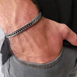 Cuff Bracelet for Men | Chain