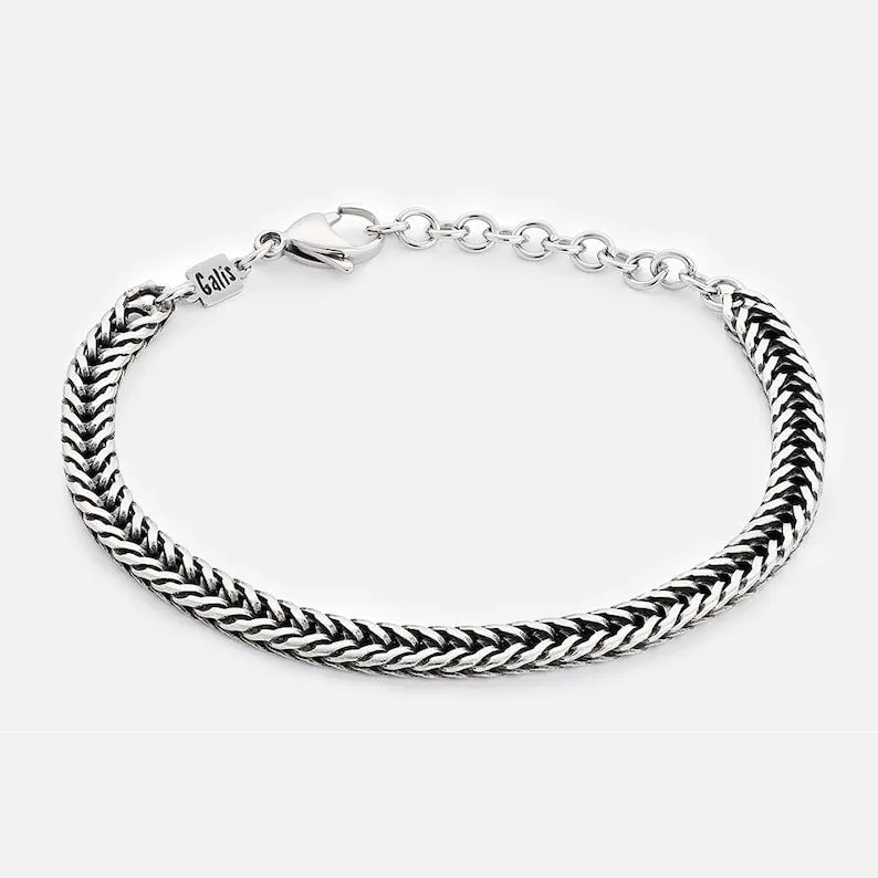 Cuff Bracelet for Men | Chain
