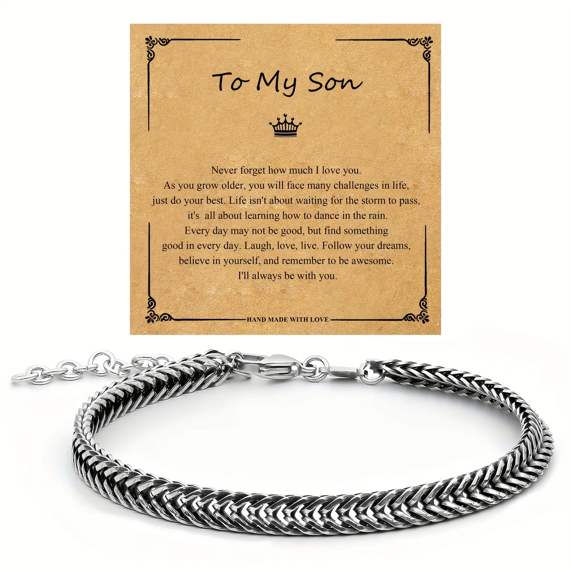 Cuff Bracelet for Men | Chain