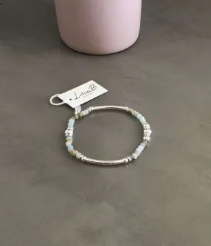 Dainty Amazonite Bar Bracelet