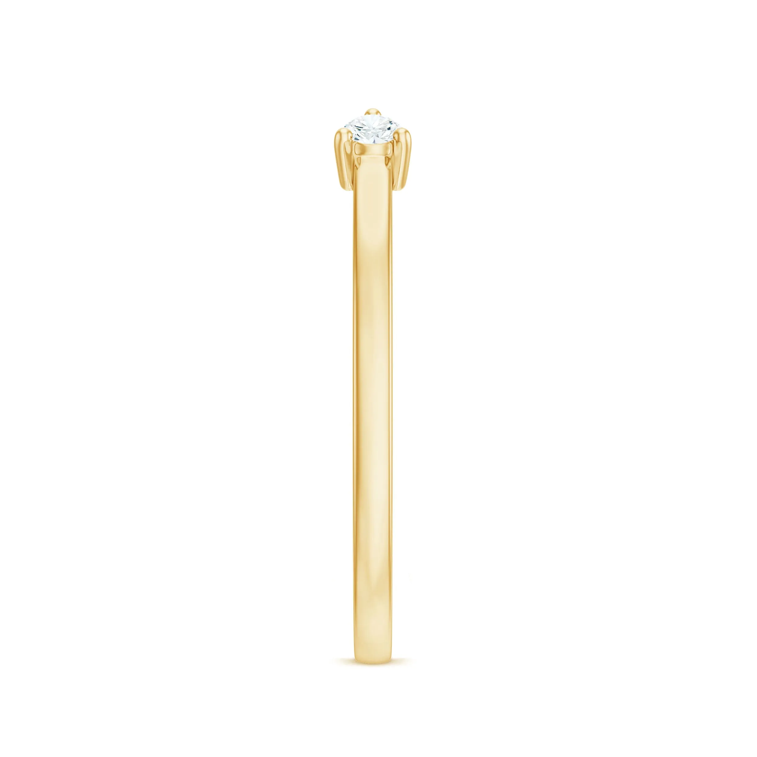 Dainty Diamond Two Stone Cuff Ring in Gold