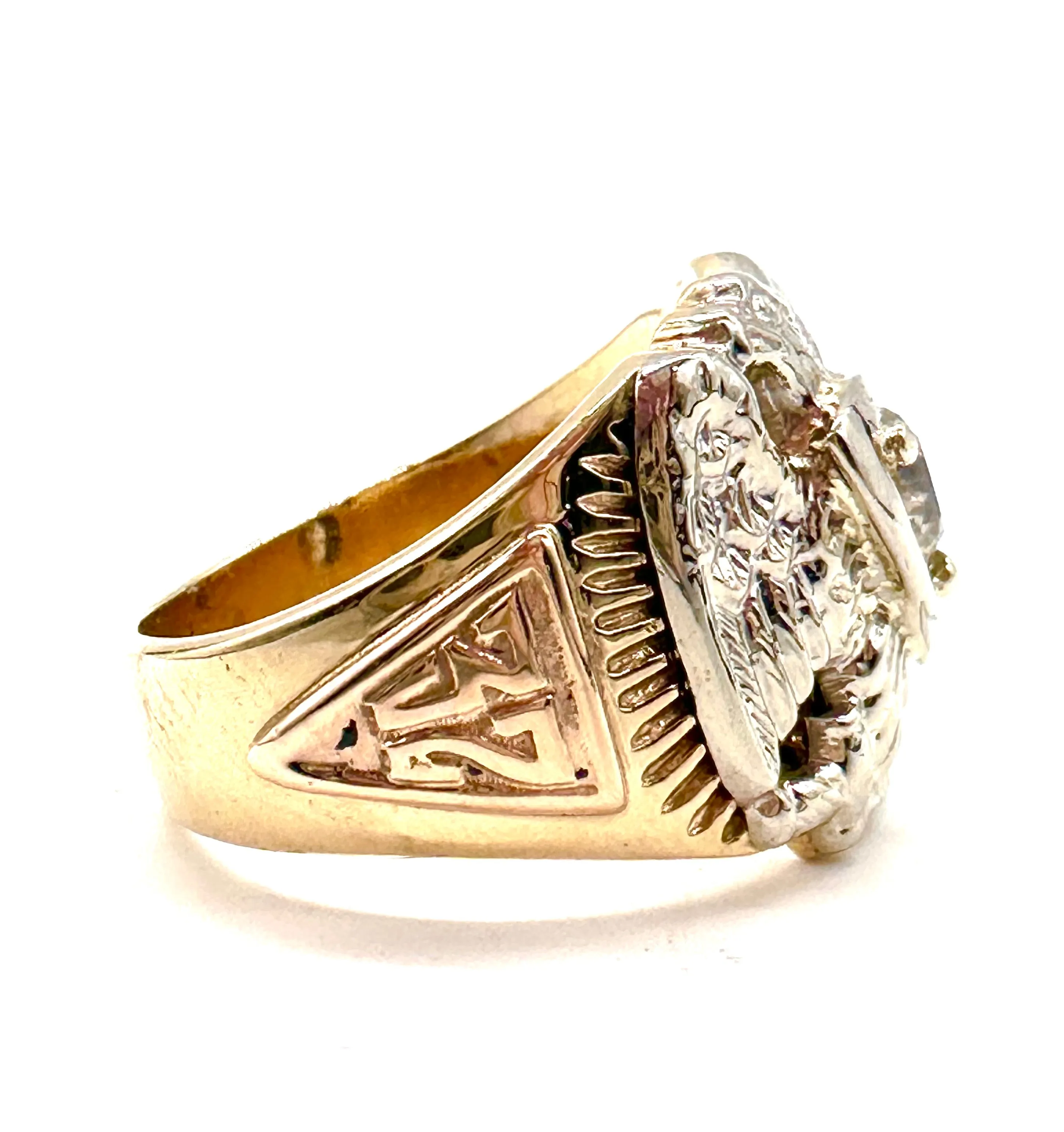 Diamond Thirty- Second Degree Masonic Ring