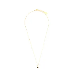 Diamonds by Georgini - Natural Garnet and Diamond January Pendant Gold