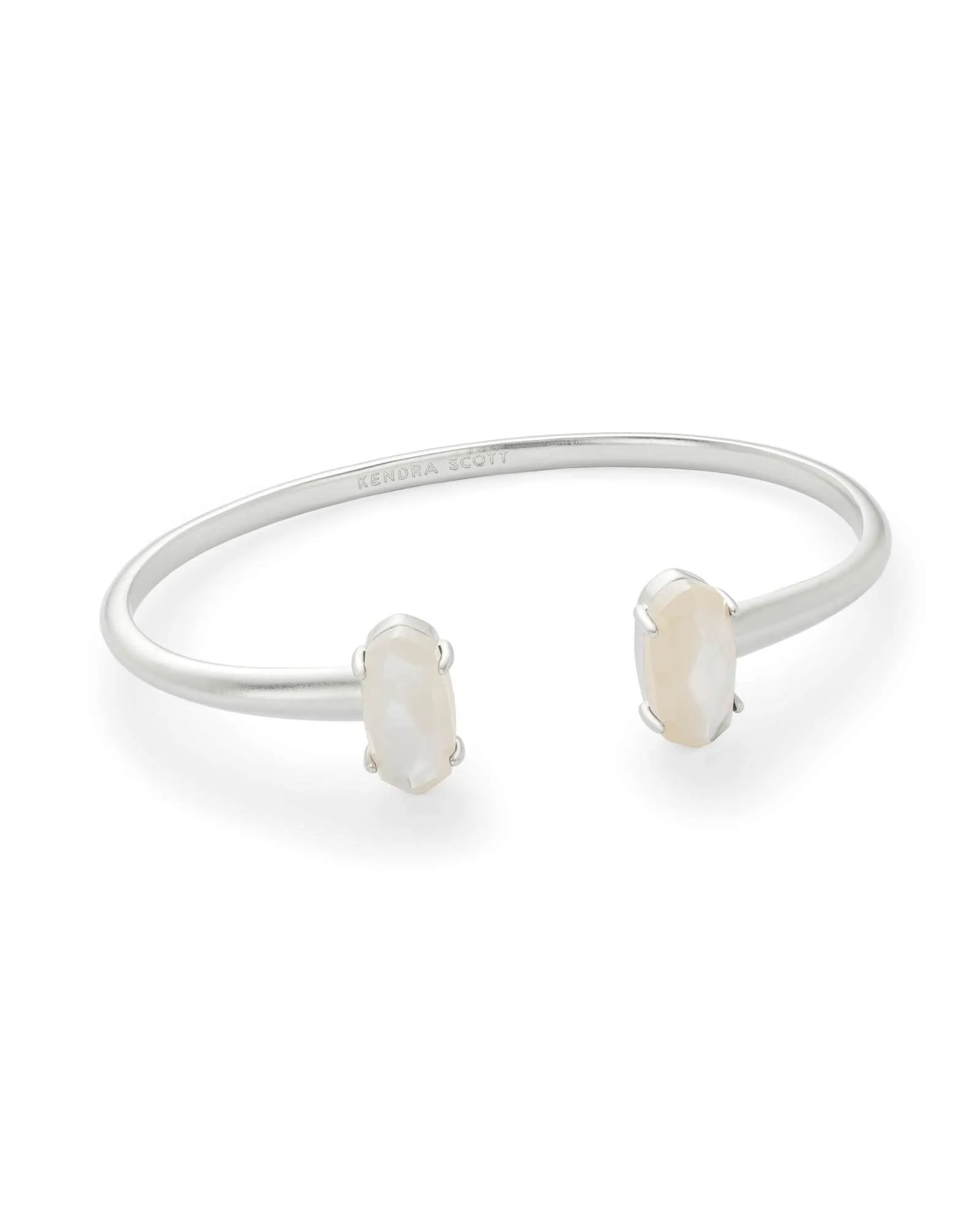 Edie Rhodium - Ivory Mother Of Pearl