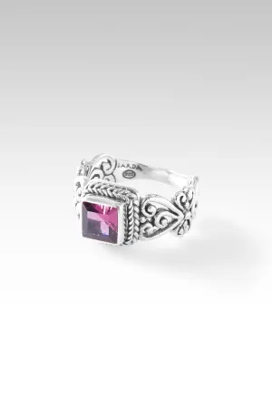 Faithful Devotion Ring™ in Malawi Pink Color Change Garnet