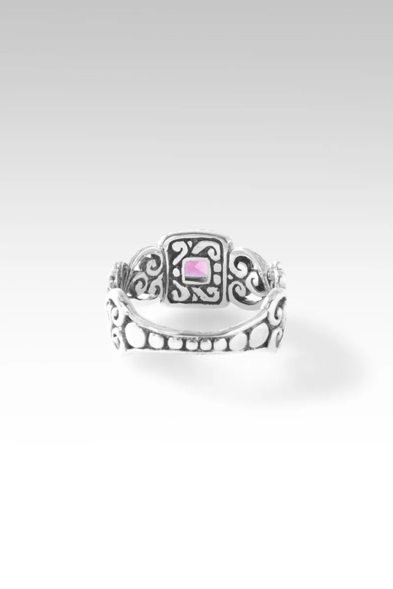 Faithful Devotion Ring™ in Malawi Pink Color Change Garnet