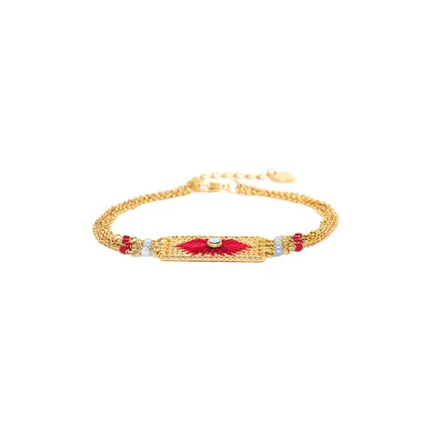 Franck Herval -  SELENA 4 rows chain barcelet