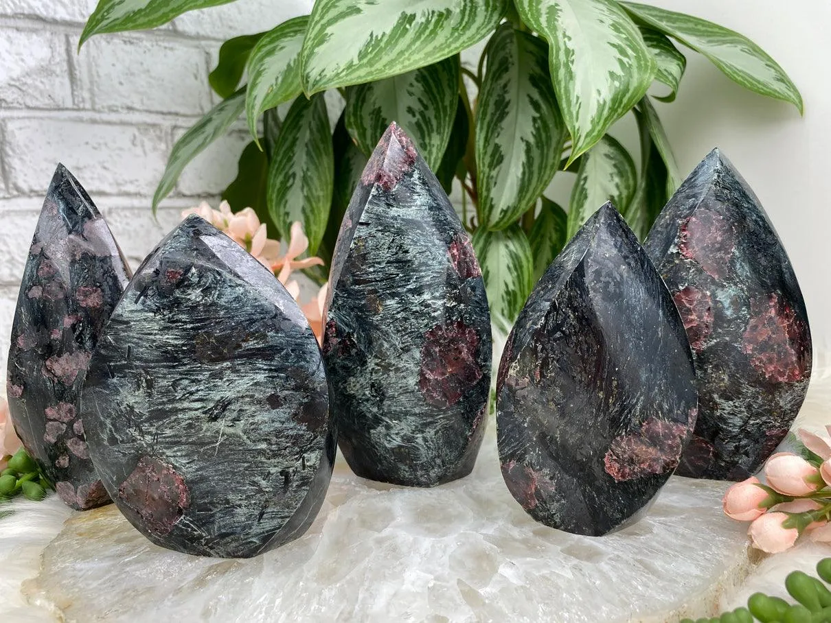 Garnet Fuchsite Flames