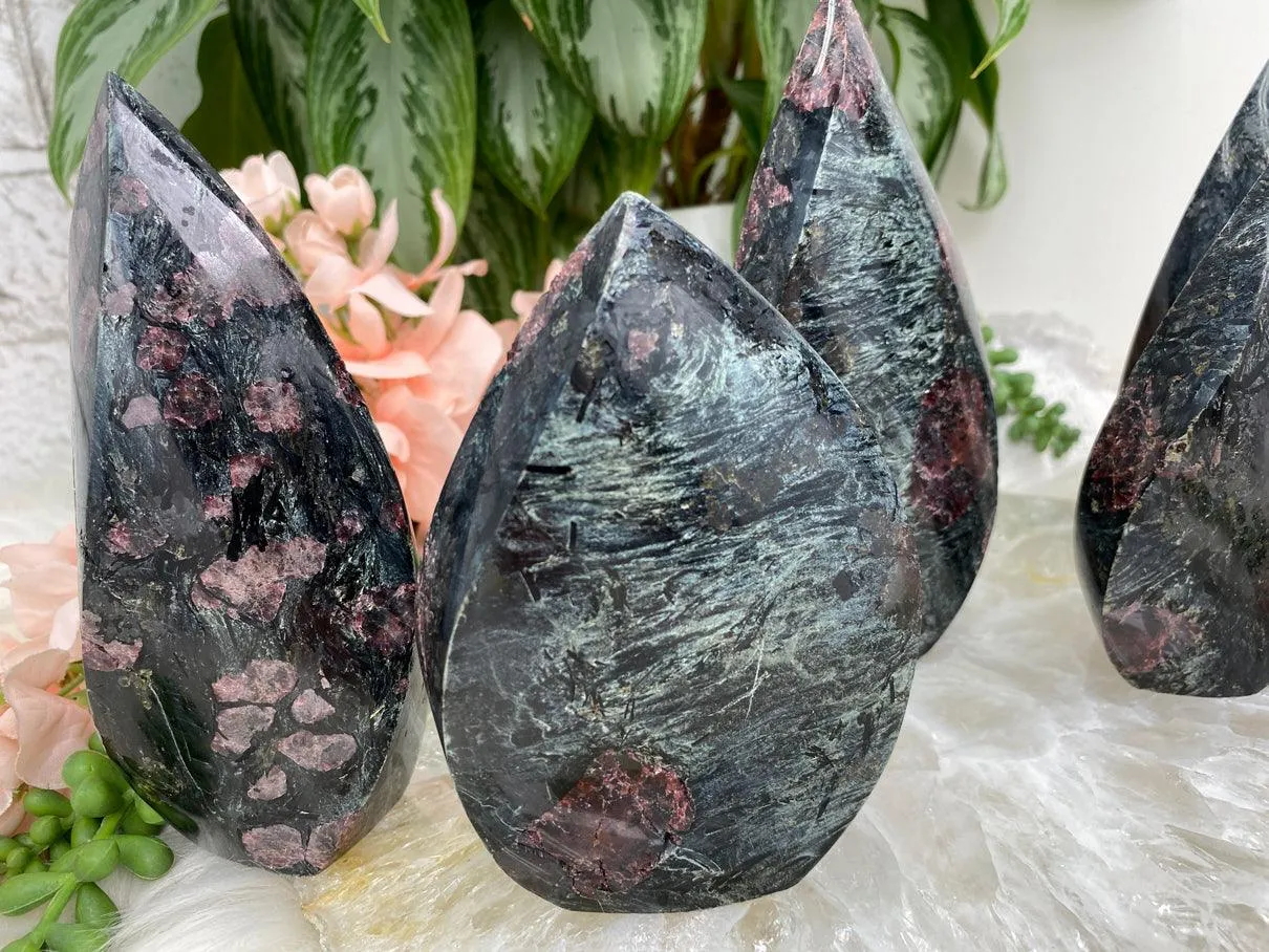 Garnet Fuchsite Flames