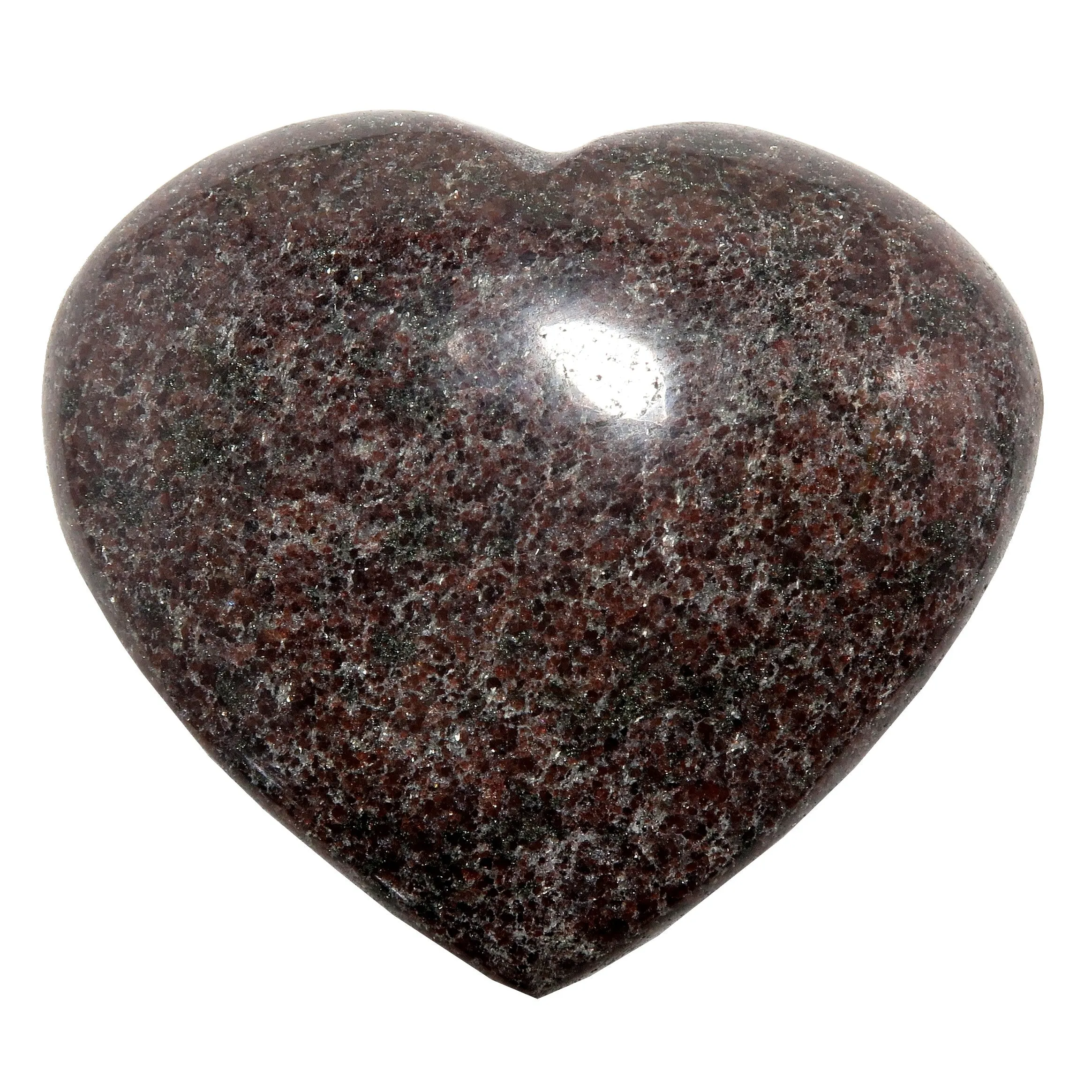 Garnet Heart Strength Bravery Red Gemstone