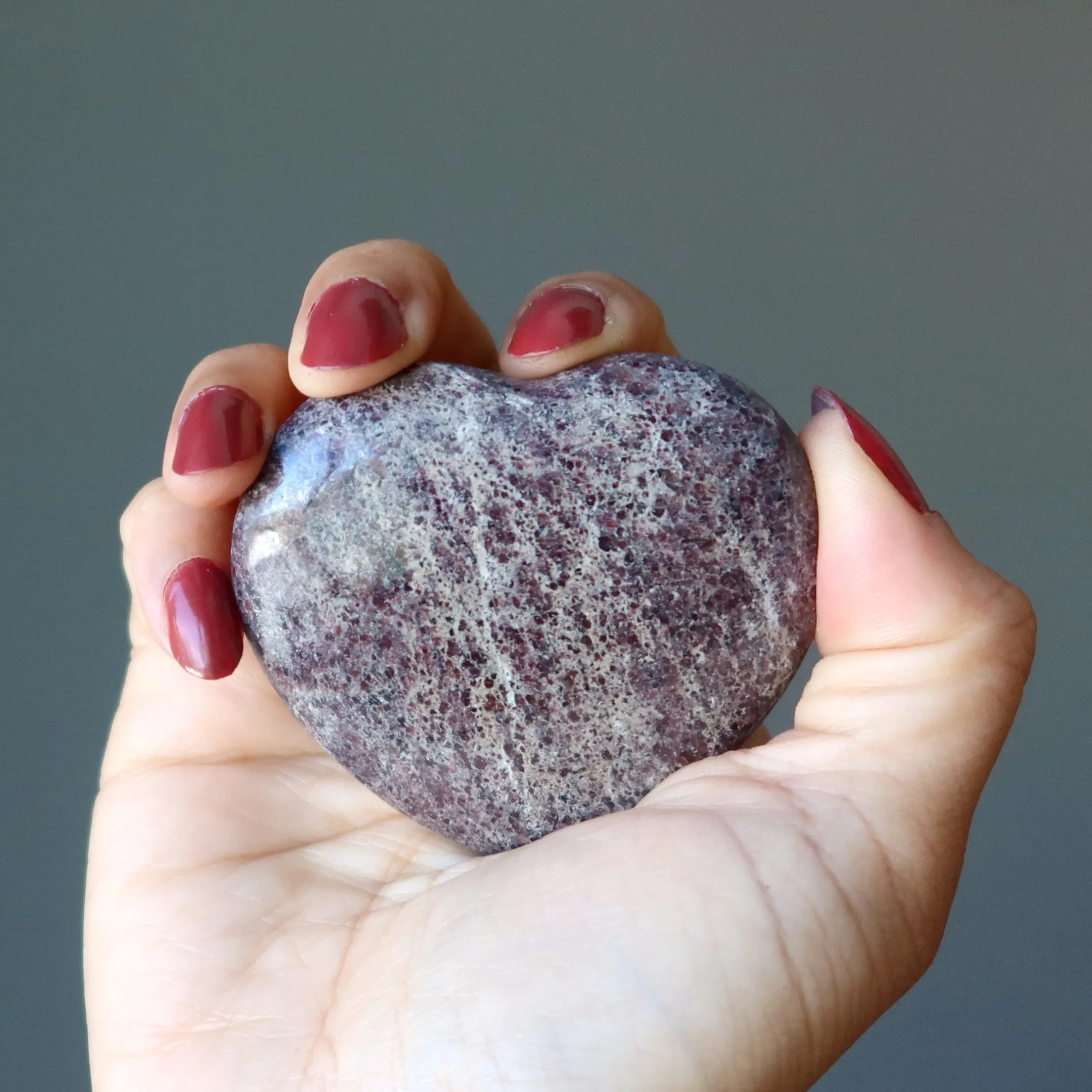 Garnet Heart Strength Bravery Red Gemstone