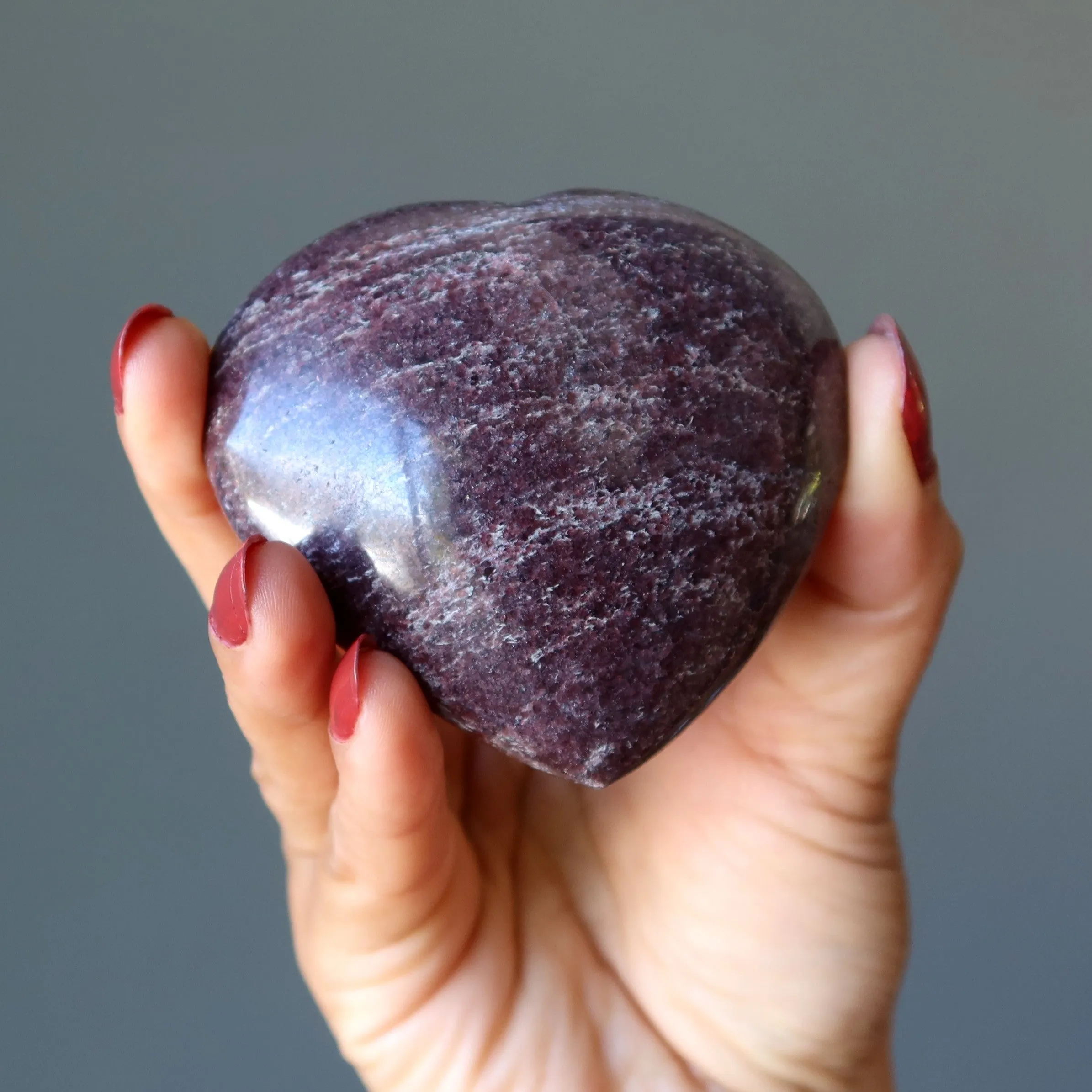 Garnet Heart Strength Bravery Red Gemstone