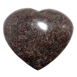 Garnet Heart Strength Bravery Red Gemstone